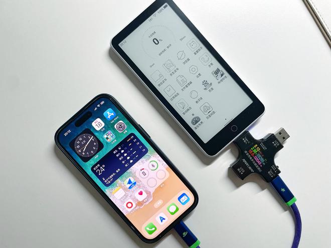 到了电纸书墨案迷你阅超核版有点非主流CQ9电子登录注册给手机充电这次轮